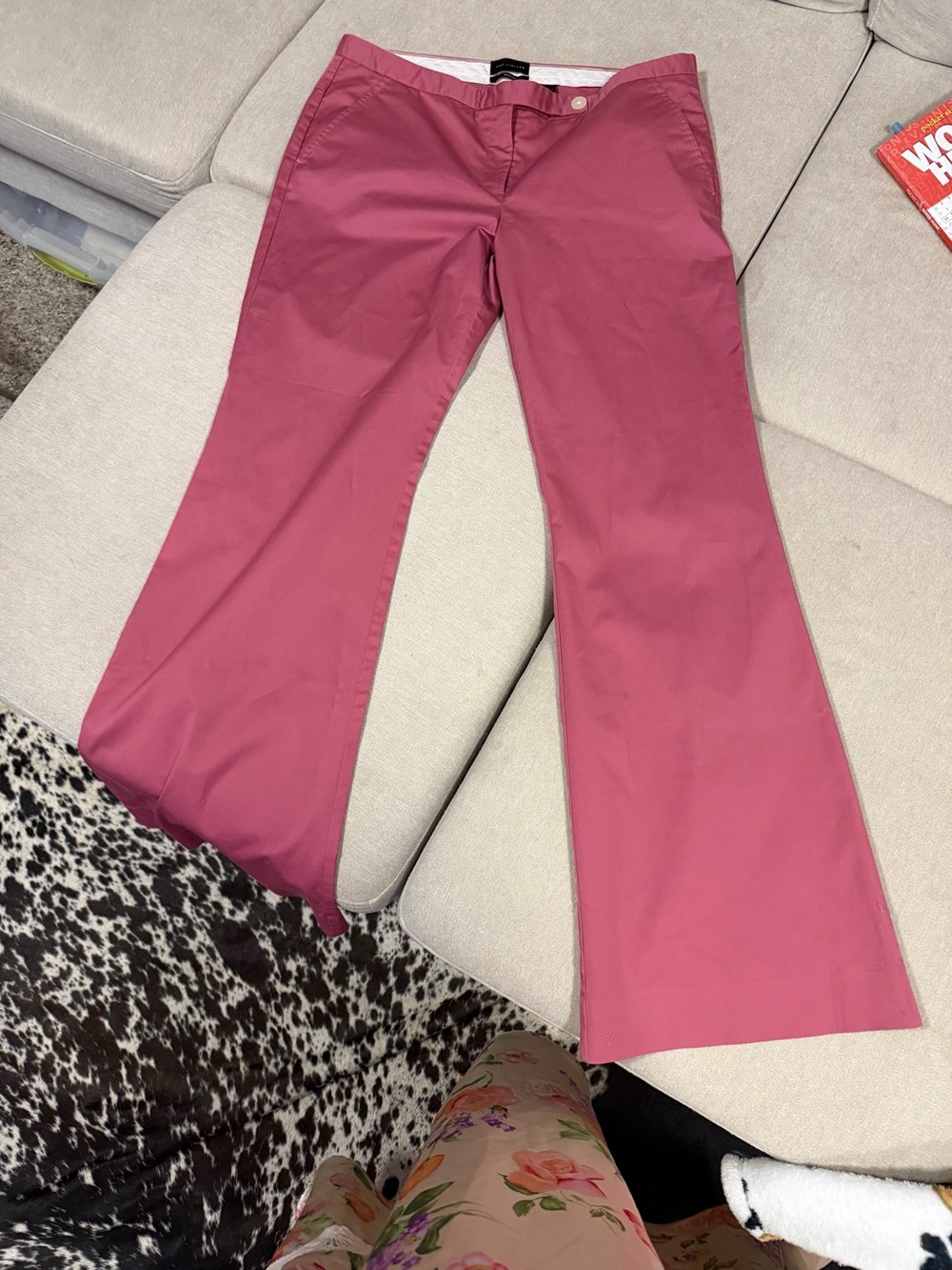 The Limited Rose Pink Bootcut Pants
